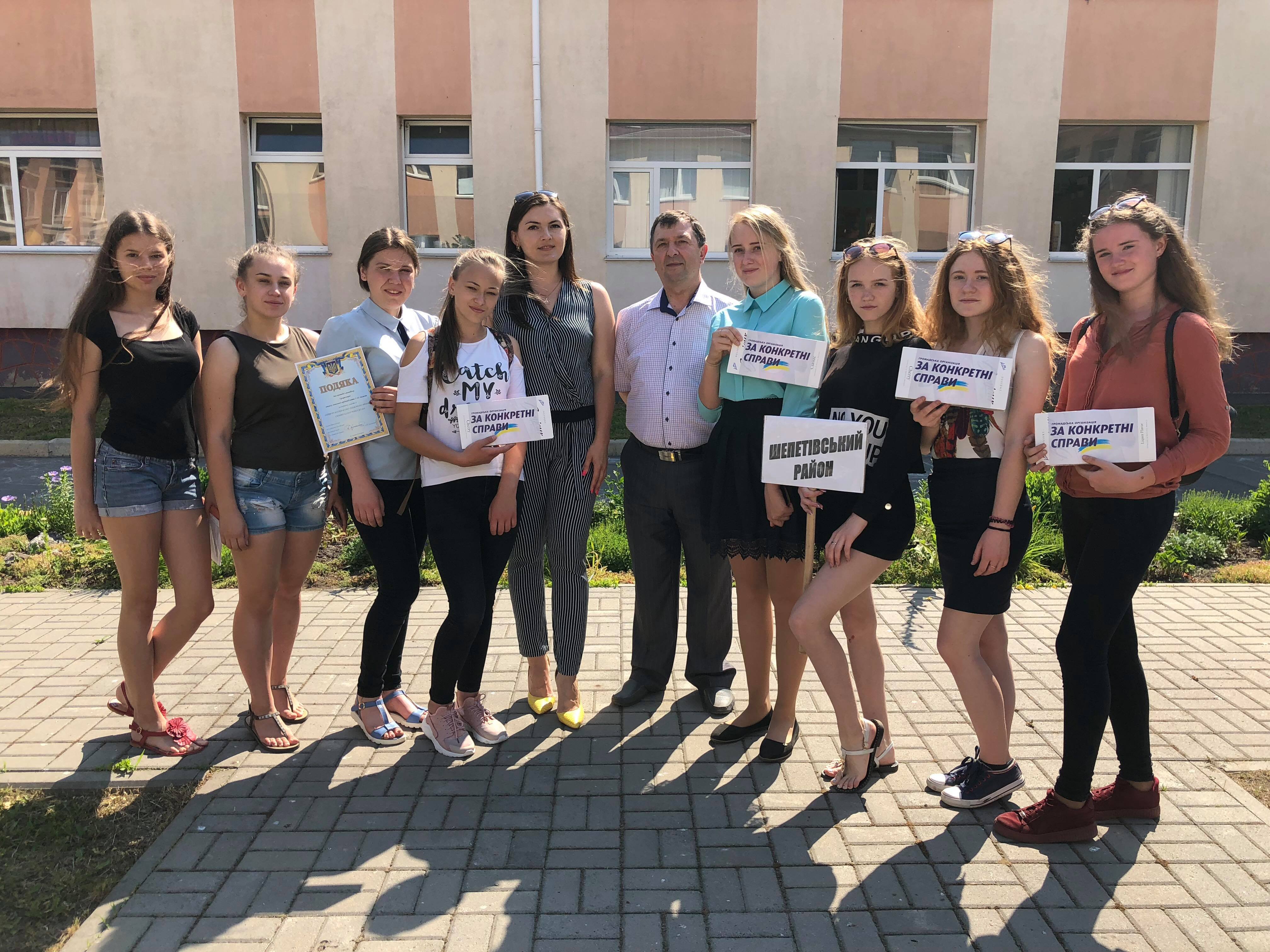 Відзначення учасників Спартакіади Шепетівського району