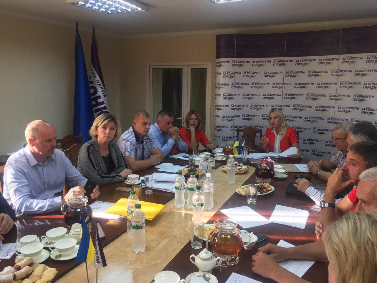 Уляна Ткаченко - голова фракції партії «ЗА КОНКРЕТНІ СПРАВИ» 