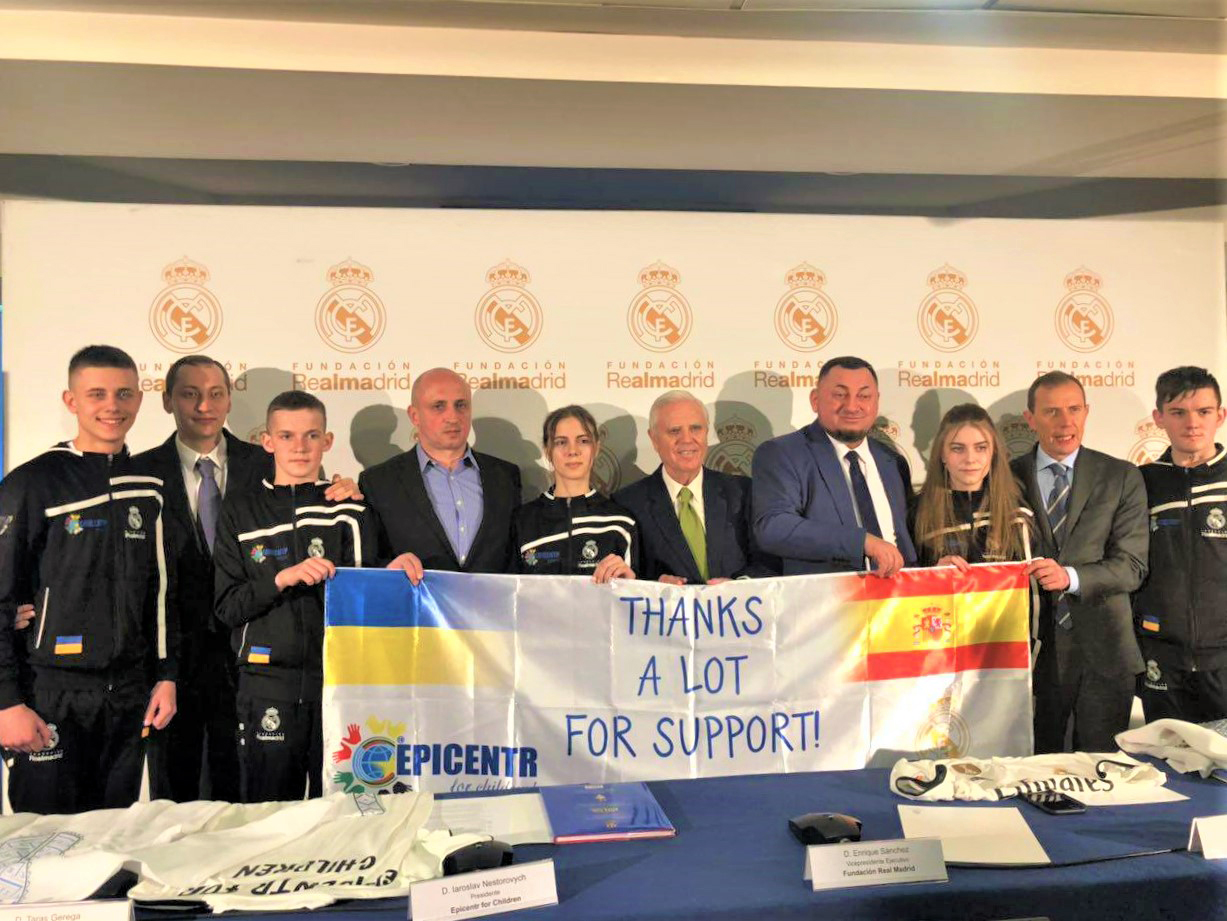 Фонд «Реал Мадрид» відзначив роботу ГО «Епіцентр дітям»