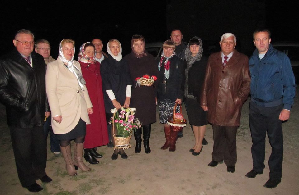 Привітали дунаєвчан з Великодніми святами