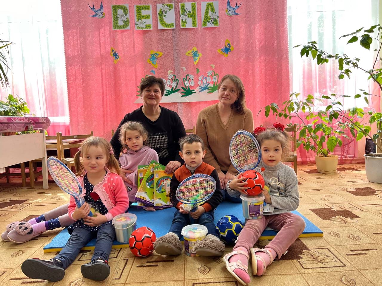 Цікаве дозвілля малюків дитсадка Малої Стружки на Новоушиччині