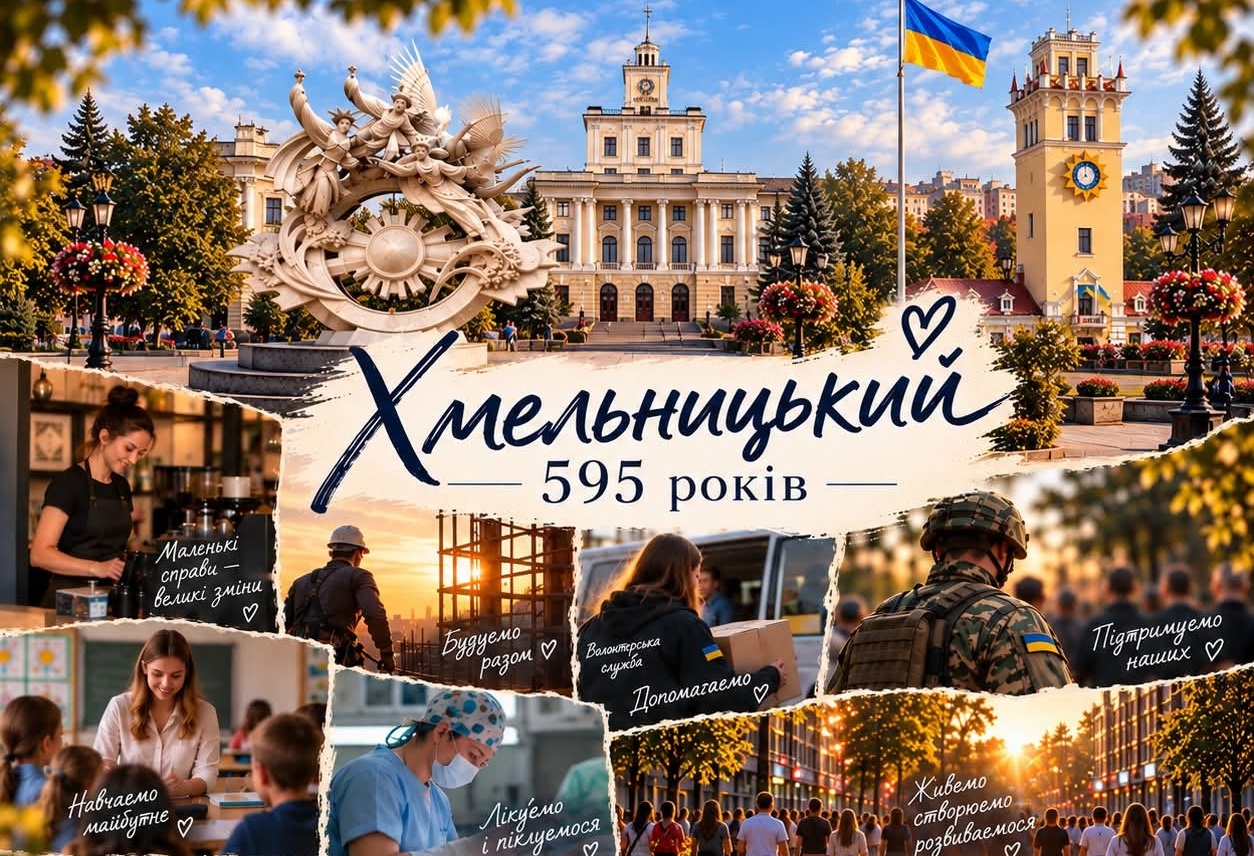 З Днем міста, Хмельницький! Зі святом, хмельничани!