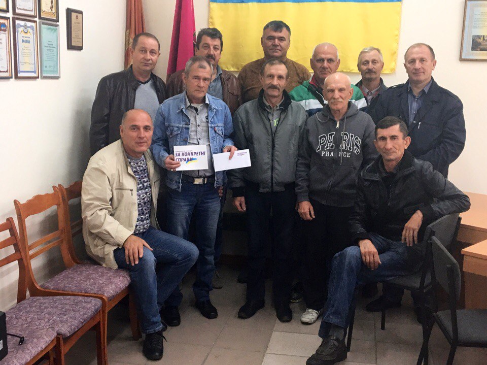 Привітали Шепетівську Спілку ветеранів Афганістану