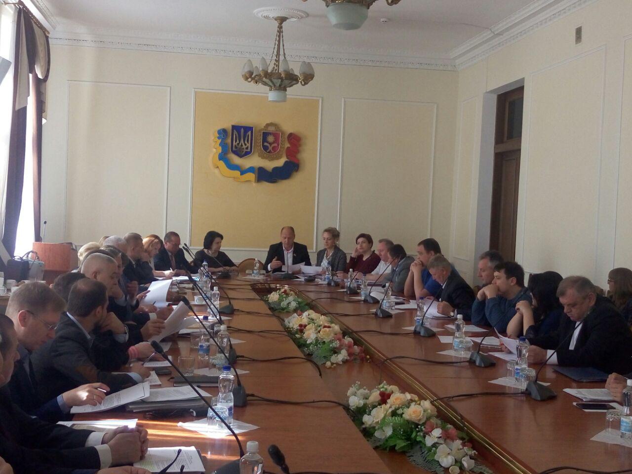 Засідання постійних комісій обласної ради