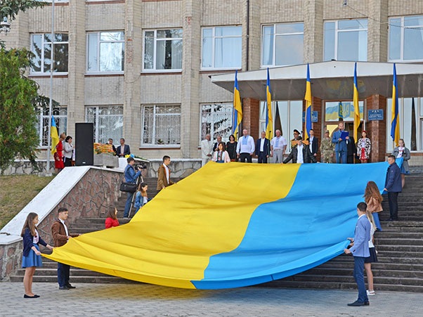 Святкування 26-ї річниці Незалежності України у Городку